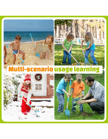 Juego de Herramientas de Jardinería GNAYUIJ 12 Piezas para Niños