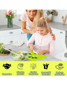 Set de Cocina Montessori ZDCZ 20 Piezas para Niños 2-8 Años 2