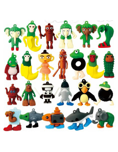 Figuras de Acción Brainrot KKD - 24 Juguetes Italianos Coleccionables