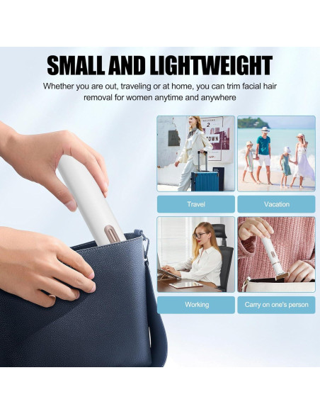 Depilador Facial Pluxy Epil Pro 3.0 5 en 1 Recargable