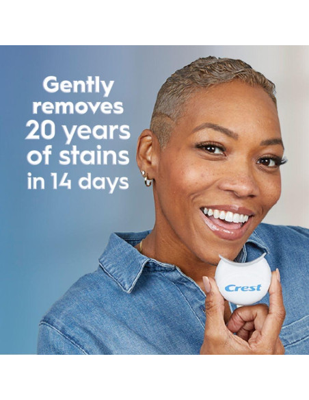 Crest 3DWhitestrips Sensibles + Luz LED Blanqueamiento Dental