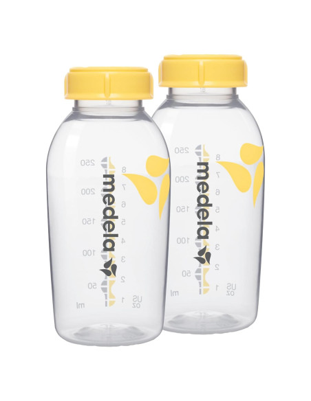 Botellas de almacenamiento de leche materna Medela 250ml - 2 unidades