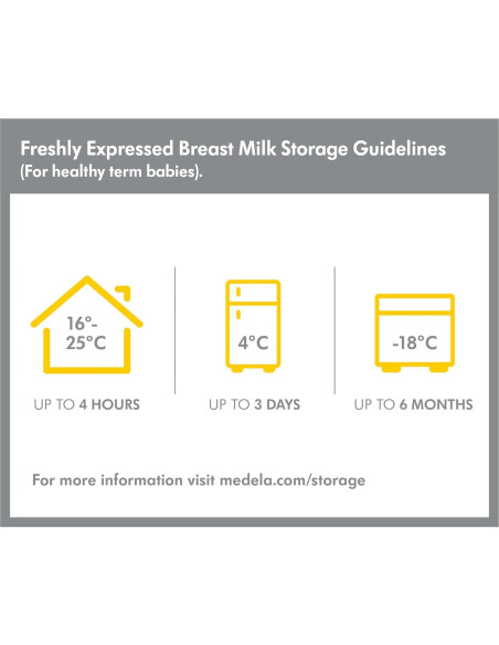 Botellas de almacenamiento de leche materna Medela 250ml - 2 unidades