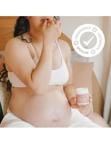 Suplemento Boobie Relax Mom para Estrés Postparto - 60 Cápsulas