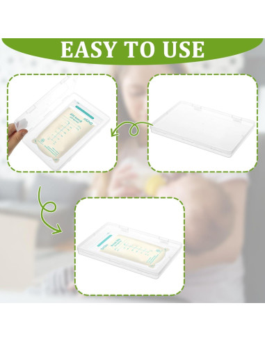 Organizador de Almacenamiento de Leche Materna Sibosen 18 Pcs