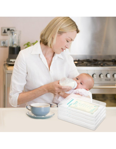 Organizador de Almacenamiento de Leche Materna Sibosen 18 Pcs