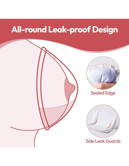 Almohadillas de Lactancia Desechables NCVI Ultra Finas 110 Unidades