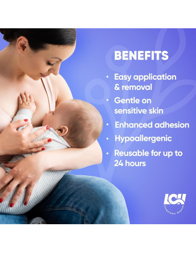 16 Almohadillas de Hidrogel para Pezones Livaclean 7.6x7.6cm