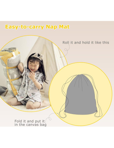 Alfombra de Siesta Hi Sprout con Almohada y Manta Suave