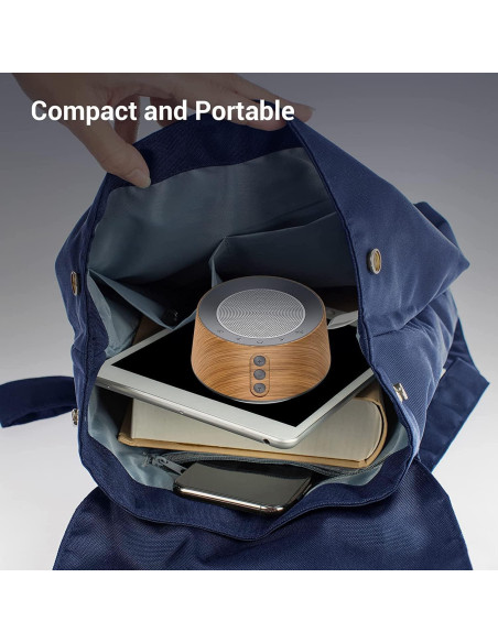 Máquina de Ruido Blanco BGOVERSS T126L con 20 Sonidos y Luz