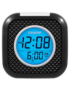 Reloj Despertador Personal Sharp SPC562A con Vibración y Beep