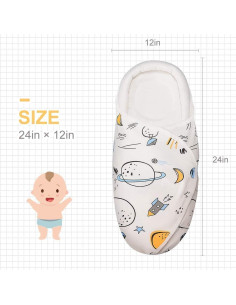 Manta de Envoltura para Bebés Knirose 100% Algodón 0-3 Meses 2