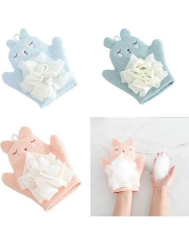 Guantes de Baño Magik Baby Kids Conejo - 3 Paquete