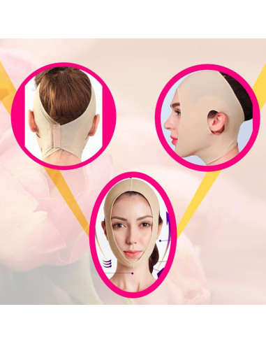 Cinta Reutilizable Antisnoring HERSONG para Doble Mentón L