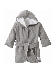 Bata con Capucha para Bebés Burts Bees Baby 0-9 meses Gris Heather