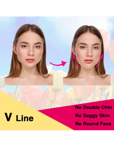 Cinta Reutilizable Antisnoring HERSONG para Doble Mentón L