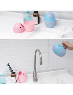Taza de Champú para Bebés Yaoliucp - Enjuagador de Ducha 20x10 cm 2