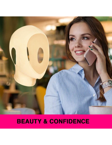 Cinta Reutilizable Antisnoring HERSONG para Doble Mentón L