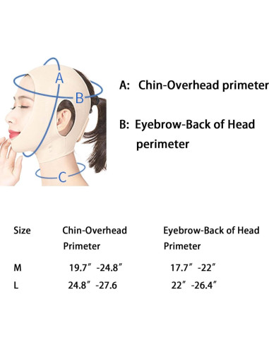 Cinta Reutilizable Antisnoring HERSONG para Doble Mentón L
