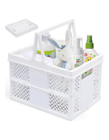 Caddy de Ducha Plegable CHGShine Blanco - Organizador Multifuncional