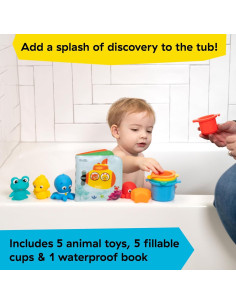 Conjunto de Baño 11 Piezas Baby Einstein Opus Animales 2