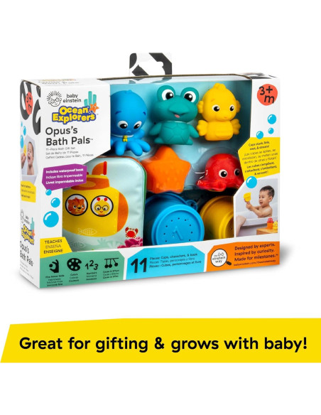 Conjunto de Baño 11 Piezas Baby Einstein Opus Animales Conjunto de Baño 11 Piezas Baby Einstein Opus Animales