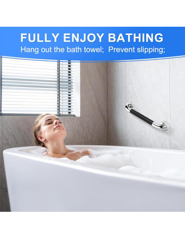 Paquete de 2 barras de agarre antideslizantes Gotega 40.6 cm