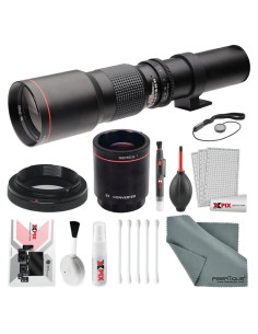 Lente Telefoto 500mm f/8.0 Photo Savings con Accesorios Deluxe