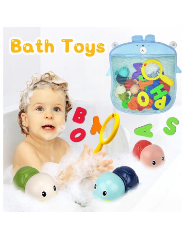 Set de Juguetes de Baño YYMHMF - Letras y Números de Espuma