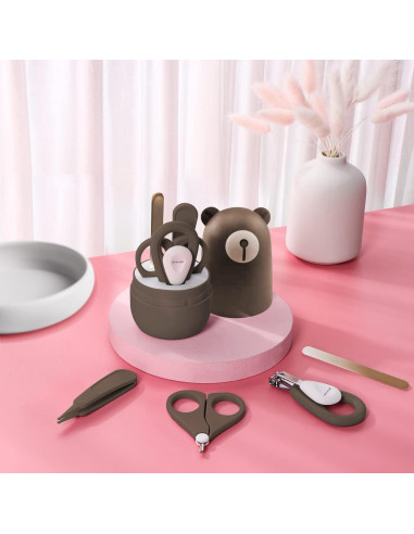 Set de Aseo para Bebés 6 en 1 APN - Madera Natural