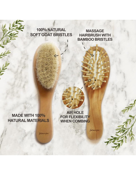 Set de Aseo para Bebés 6 en 1 APN - Madera Natural