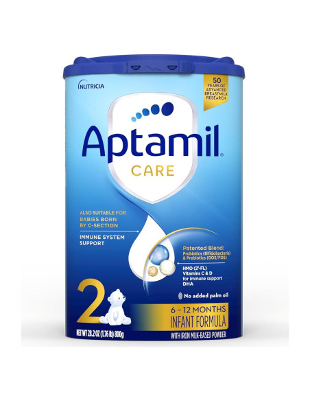 Aptamil Care Etapa 2 Fórmula Infantil 798g para Bebés 6+ Meses