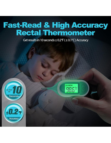Termómetro Digital Rectal VESOGY para Bebés - Rápido y Preciso