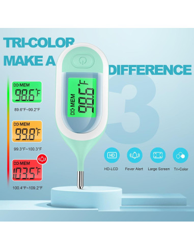 Termómetro Digital Rectal VESOGY para Bebés - Rápido y Preciso