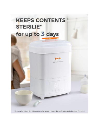 Esterilizador y Secador de Biberones BOLOLO 600W 12 Biberones
