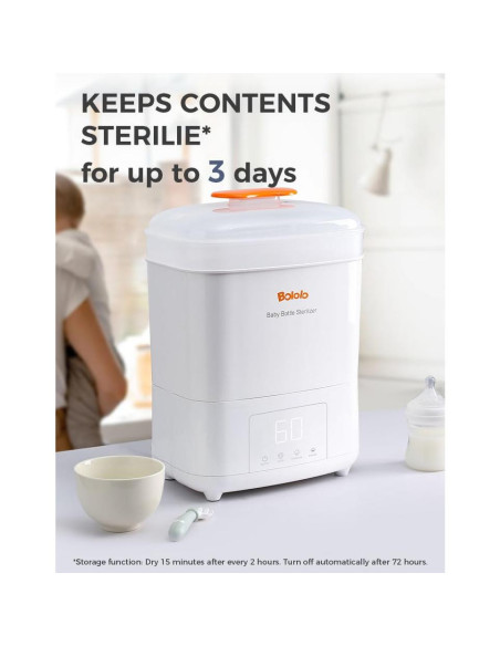 Esterilizador y Secador de Biberones BOLOLO 600W 12 Biberones