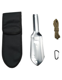 Pala de Camping ZHONGCHENG-VALVE Mini Plegable de Aluminio