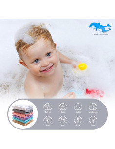 Paquete de 12 Paños de Muselina DOLPHIN DULCE 100% Algodón 2