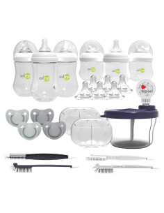 Juego de Biberones Anti Cólico Avima Baby - 22 Piezas