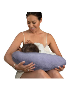 Almohada de Lactancia Pharmedoc Frijol Enfriamiento Gris
