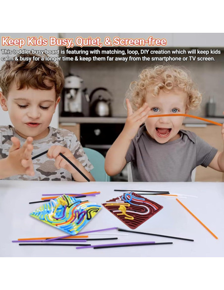 Tablero de Actividad Sensorial Zilynhom Verde para Niños y Adultos