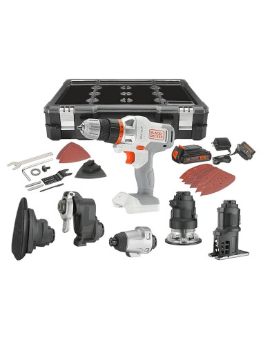 Kit Combo Inalámbrico 6 Herramientas BLACK+DECKER 20V MAX