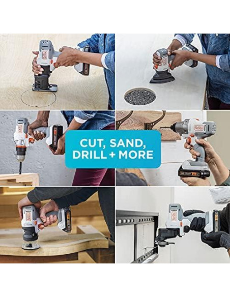 Kit Combo Inalámbrico 6 Herramientas BLACK+DECKER 20V MAX