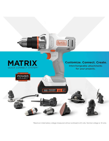 Kit Combo Inalámbrico 6 Herramientas BLACK+DECKER 20V MAX