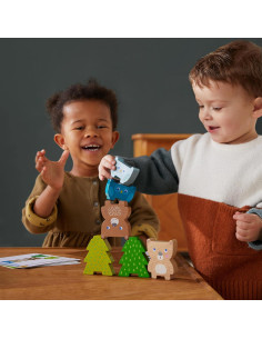 Juguete de Apilamiento de Madera HABA - Clasificador Montessori 2+ 2