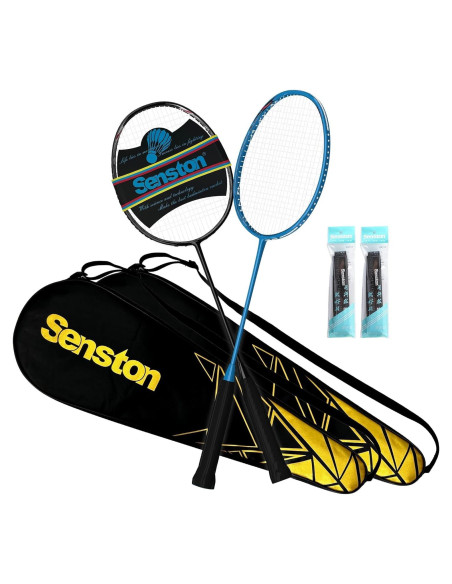 Set de Raquetas de Bádminton Senston N80 - Fibra de Carbono 5U Set de Raquetas de Bádminton Senston N80 - Fibra de Carbono 5U