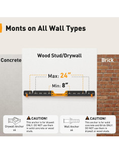Soporte de pared para barra de sonido Perlegear compatible Sonos Arc 2