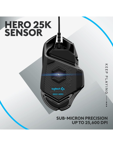 Combo Gaming Logitech G502 Hero y G213 Prodigy RGB - Ratón y Teclado