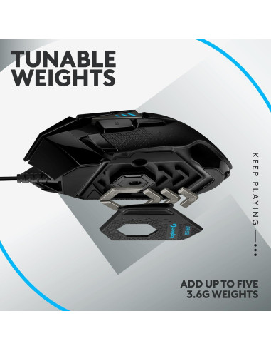 Combo Gaming Logitech G502 Hero y G213 Prodigy RGB - Ratón y Teclado