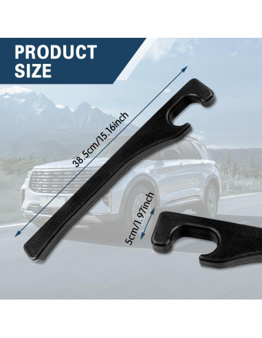 Relleno de Espacio entre Asientos de Coche WINUERK - 2 Piezas